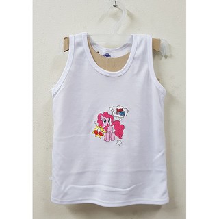 สินค้าลิขสิทธิ์ My Little Pony เสื้อ ทับใน ซับใน Size M-L-XL ผู้หญิง สีขาว เสื้อกล้าม แพค 5/ 10 ตัว