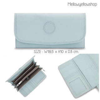 (2สี) กระเป๋าตังค์ใบยาว New! Kipling Money Land Large Wallet with Wristlet