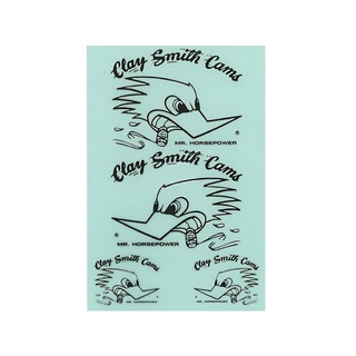 Clay Smith Clear Base Sticker Set (Black) CSYC015 สติกเกอร์ไดคัท