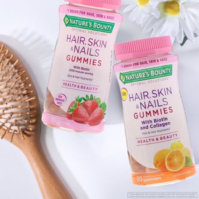 à¸à¸¥à¸à¸²à¸£à¸à¹à¸à¸«à¸²à¸£à¸¹à¸à¸à¸²à¸à¸ªà¸³à¸«à¸£à¸±à¸ Nature's Bounty Optimal Solutions Hair, Skin & Nails Gummies with Biotin 2500 mcg. 80 Gummies