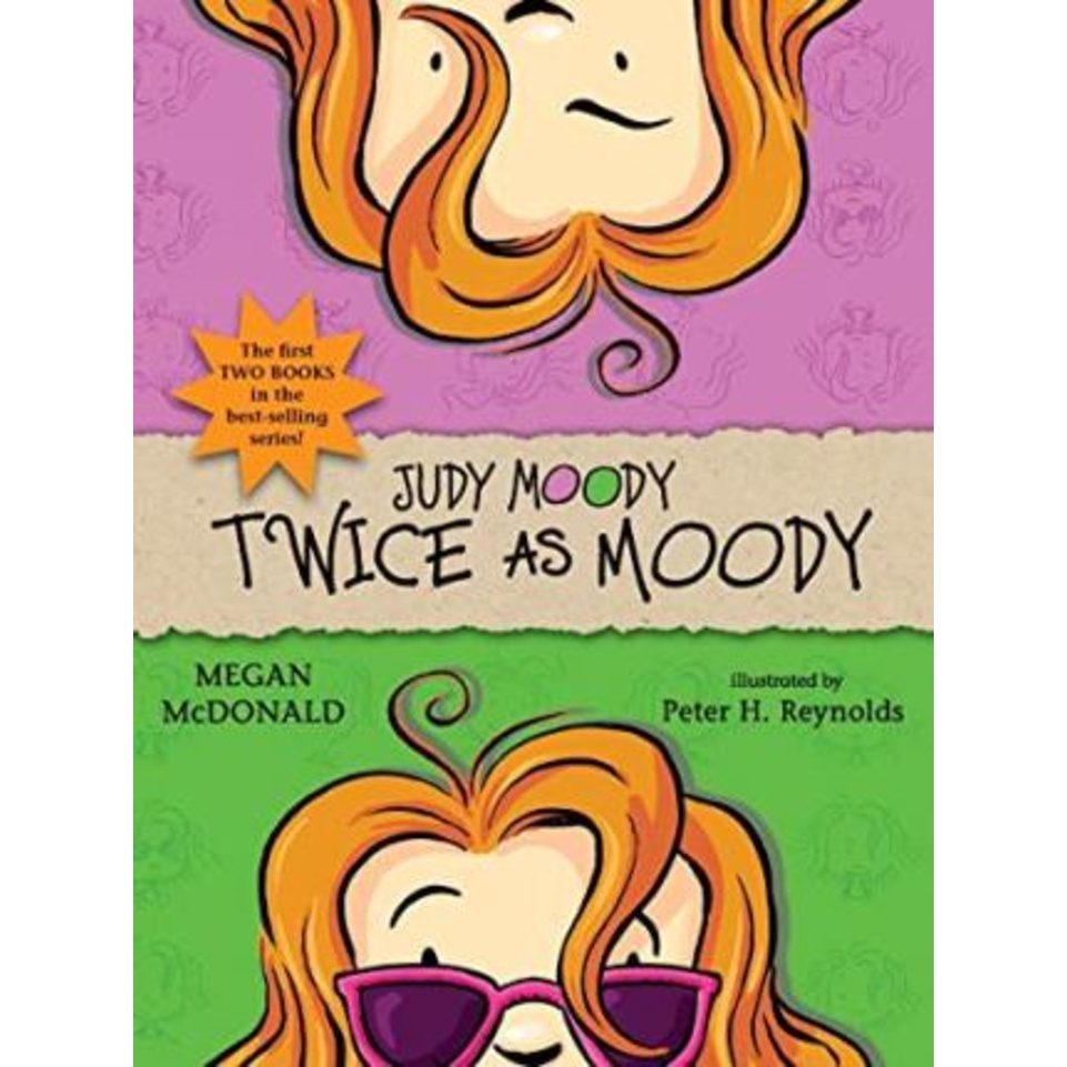 Judy Moody: Twice as Moody by Megan McDonald (ฉบับสหราชอาณาจักรปกอ่อน)