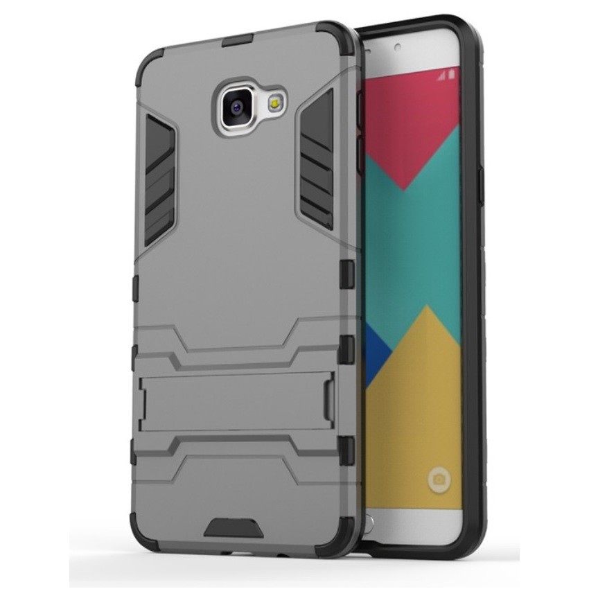 V-TECH เคสกันกระแทก 2 ชั้น สำหรับ Samsung Galaxy A9 Pro รุ่น 9VJ (สีดำ)