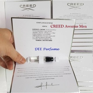 Creed Aventus men/creed Aventus for her/creed viking  2.5ml  น้ำหอม vial  หลอดจิ๋ว  น้ำหอมแท้100%