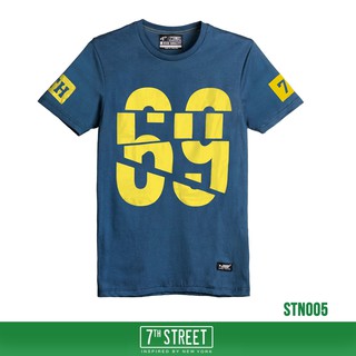 7th Street เสื้อยืด รุ่น STN005 ลายเลข 69-กรม ของแท้ 100%