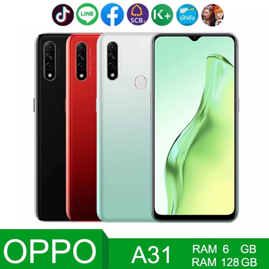 พร้อมส่ง *มือถือoppo A31 แรม6รอม 128 หน้าจอHd 6.5 นิ้ว เอนดอย 9.0 แบตเตอรี่ 4230 mAh #7