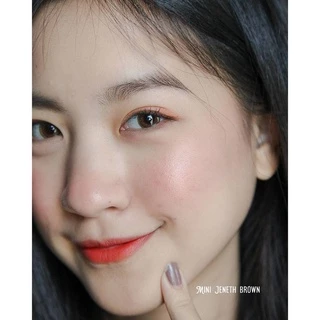 คอนแทคเลนส์🌈Mini Jeneth🌈 Brown / Gray (Kitty Kawaii) ขนาดมินิ💖