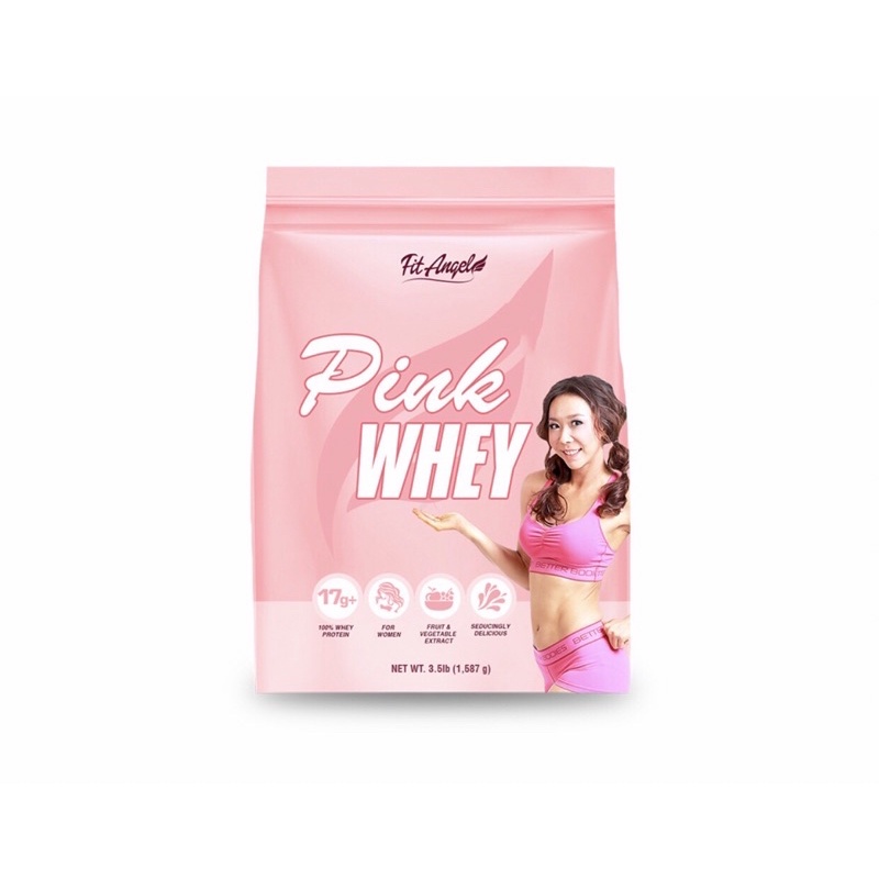 FIT ANGEL PINK WHEY  3.5 LB เวย์โปรตีนที่เหมาะสำหรับผู้หญิงทุกคน Whey Protein FITWHEY