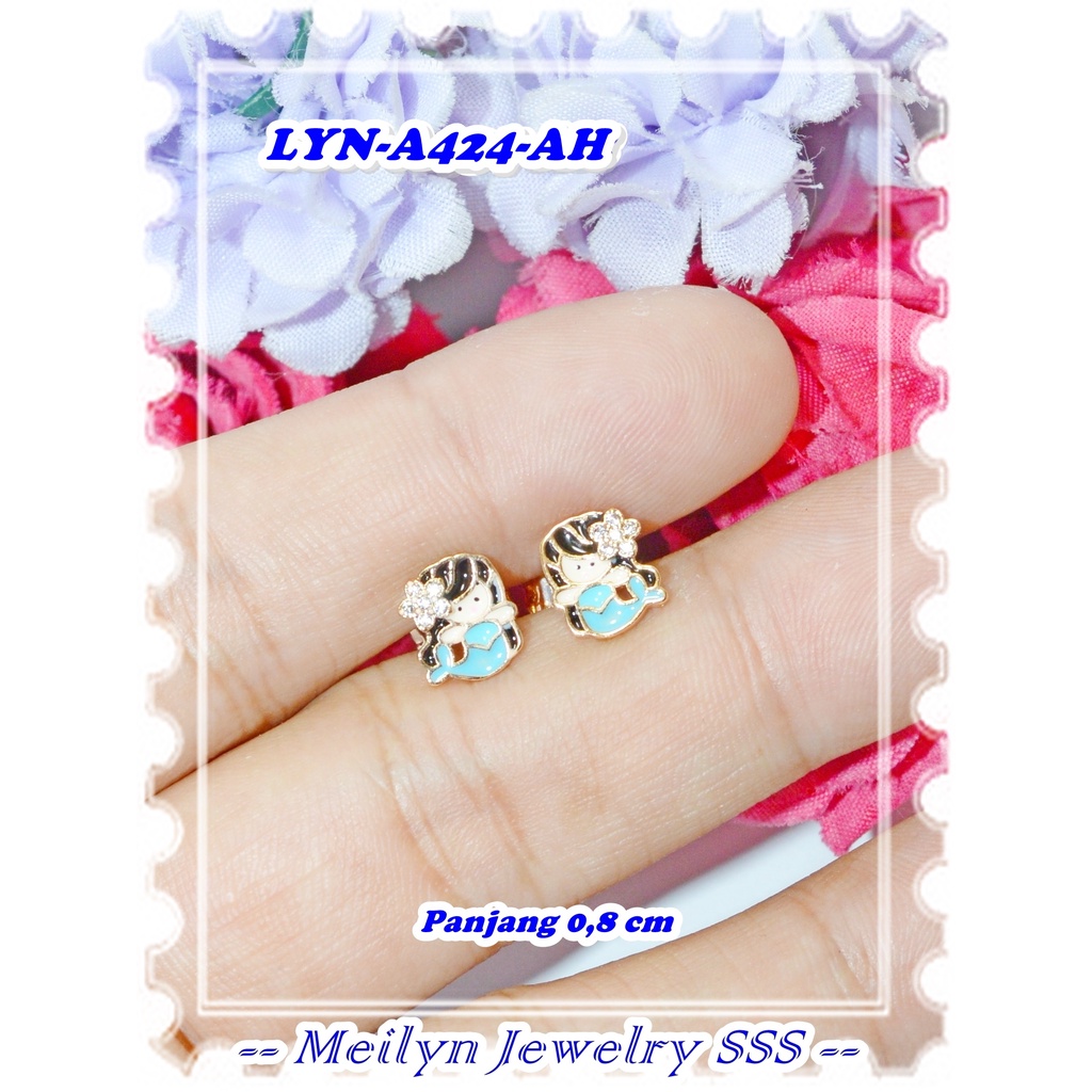 LYN Original Meilyn Brand ต่างหูชุบทอง 18K