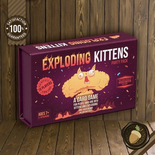 Exploding Kittens Party Pack บอร์ดเกม คู่มือภาษาอังกฤษ