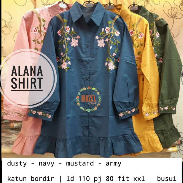 Alana เสื้อเชิ้ตเสื้อยืด