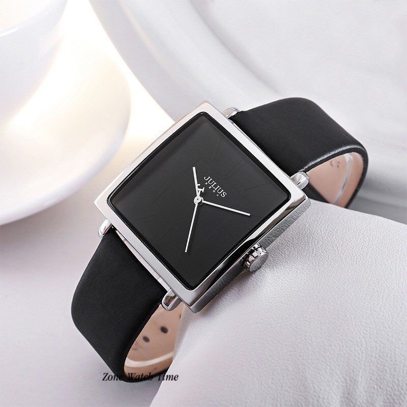 นาฬิกา casio นาฬิกาสมาร์ทสำหรับสุภาพสตรี Julius นาฬิกาแฟชั่นเกาหลีของแท้ 💯% ประกันศูนย์ไทย นาฬิกาข้อมือผู้หญิง สายหนัง