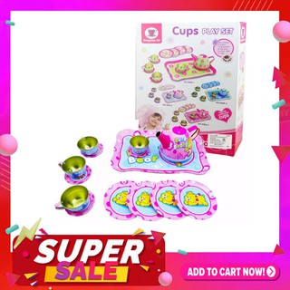 Morning ชุดกาน้ำชาอลูมิเนียม Cup Play Set Luck Bear No.5268