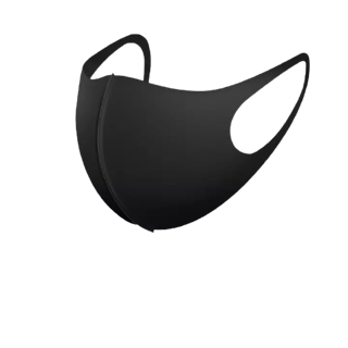 Fashion Mask หน้ากากอนามัยป้องกันฝุ่นละอองของผู้ใหญ่ (ซองดำ)