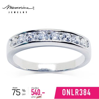 Memorine Jewelry แหวนเงินแท้ 925 ฝังเพชรสวิส(CZ) : ONLR384