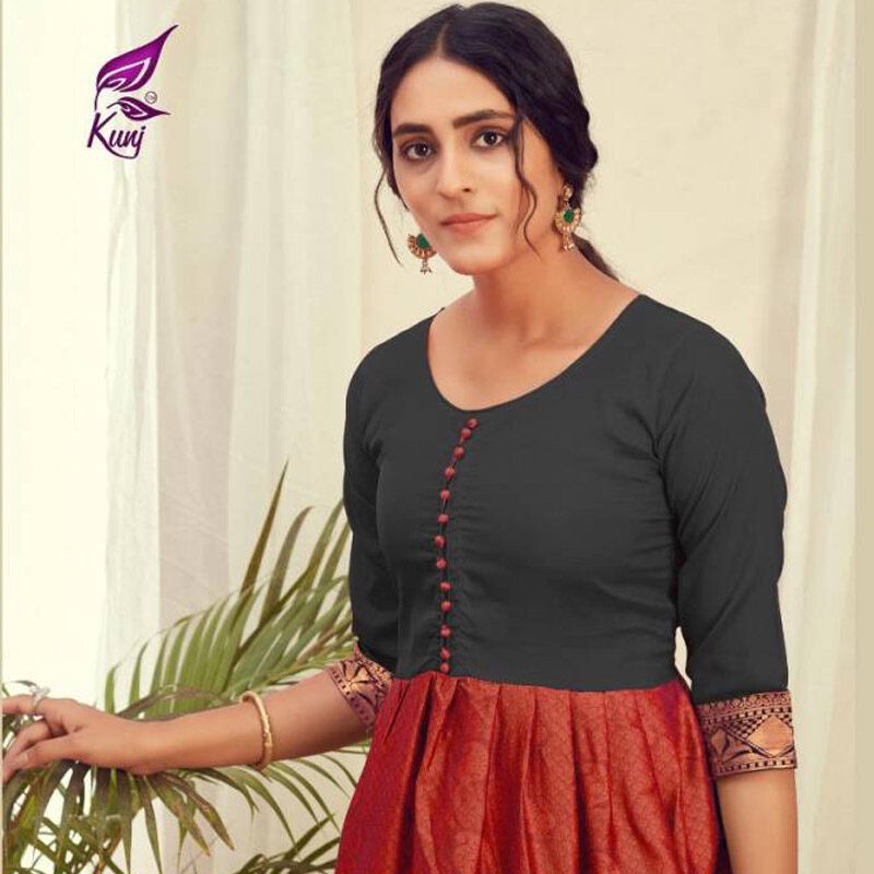 Indian Fusion Long Skrit Top Dress