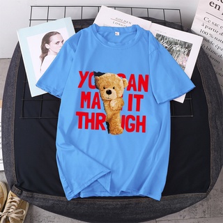 BK-498-SHORT เสื้อยืดแขนสั้นพร้อมส่ง 3สี ลายการ์ตูน ขายดีตามเทรนต์ ลายน่ารัก สีสันสดใส่น่ารัก ใส่ได้ทั้งหญิงและชาย