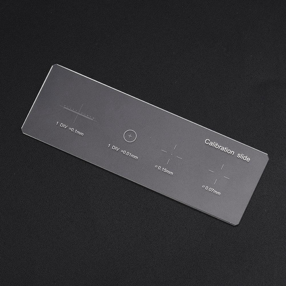 ✿canca✿ Microscope Objective Micrometer Calibration Slide Glass Stage DIV 0.01mm - รูปที่ 4