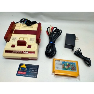 Famicom จอยเม็ดถั่ว ชุดไฟไทยพร้อมเล่มแถมมารีโอ้แท้ให้ จอยตัวกดโทโบเป็นเม็ดถั่วหายากแล้ว