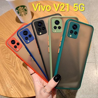 Y01(พร้​อมส่งในไทย)เคสขอบนิ่มหลังแข็งขุ่นคลุมกล้องVivo Y01/Y33T/Y15S 2021/Y33S/Y21T/Y21 2021/V21 5G/Y52 5G/Y72 5G