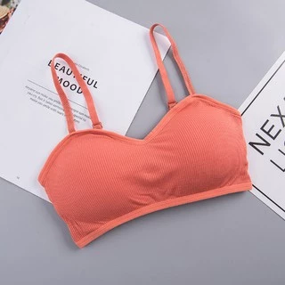 #068 มาใหม่🔥🔥 ชุดชั้นในเซ็กซี่ มีหลายสีให้เลือก ใหม่การออกแบบผ้าด้าย sport bra สายรัดที่สามารถปรับได้ COK