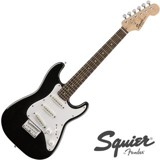 Fender® Squier Mini Strat V2 (Black) กีตาร์ไฟฟ้า ขนาดมินิ 20 เฟร็ต (กีตาร์ไฟฟ้าเด็ก) ** ประกันศูนย์ 1 ปี **