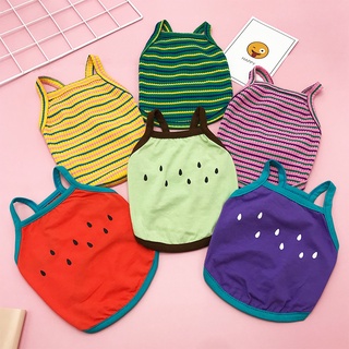 &lt;xiaoluoyi&gt;New Dog Cat Kitten Sling Skirt Vest Cute Fruit Pet Clothes