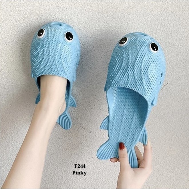 F244 รองเท้าแตะปลายาง น่ารักมากก ยางนิ่ม