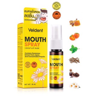 Veldent Mouth Spray 18 ML เวลเดนท์ เมาท์ สเปรย์ สเปรย์สำหรับช่องปาก 1 ขวด 19133