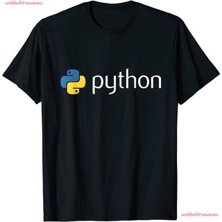 แฟชั่นที่กำหนดเอง นักเขียนโปรแกรม  เสื้อยืด  Python Programmer T-Shirt Computer Developers Tee T-Shirt T Shirts แขนสั้น