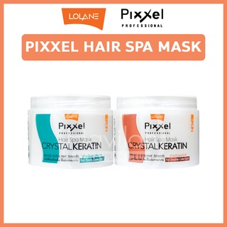 Lolane Pixxel โลแลน พิกเซล Hair Spa Mask CRYSTAL KERATIN แฮร์สปา มาส์ก คริสตัล เคราติน 450g. เคราตินขนแกะ