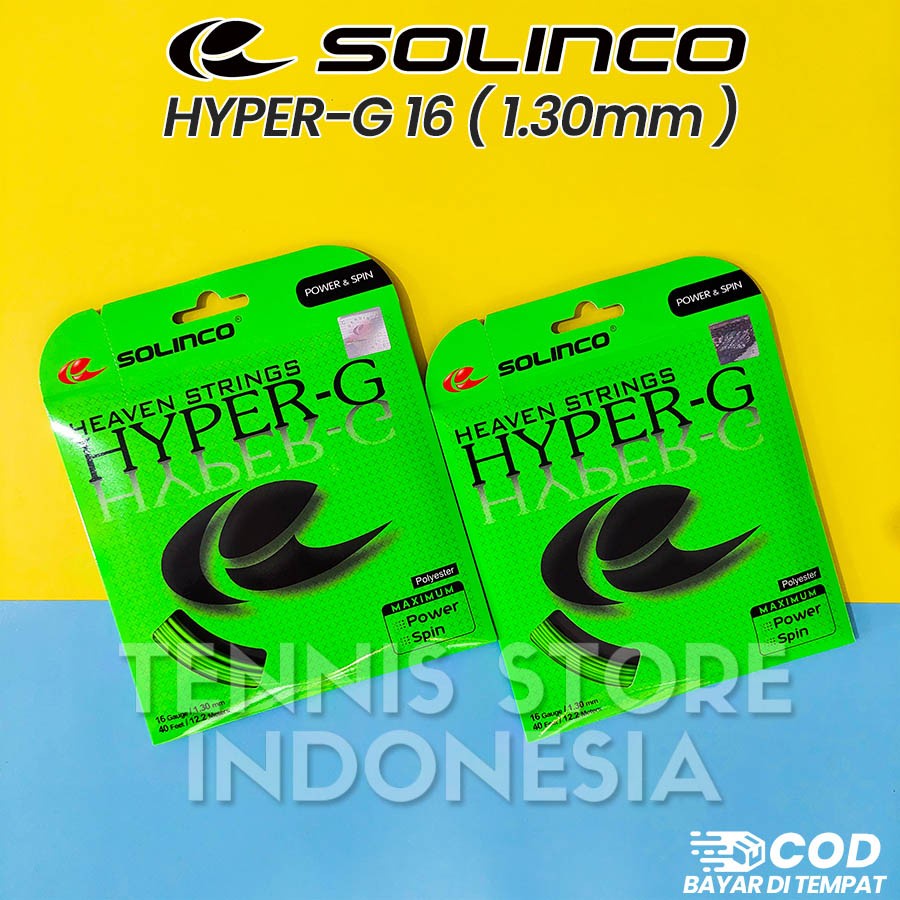 สายเทนนิส Solinco Hyper-G 16/1.30 สายดั ้ งเดิม