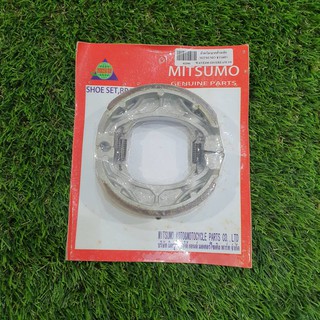 ผ้าดรัมเบรคก้ามเล็ก MITSUMO ใส่รุ่น WAVE100/WAVE110/DREAM100/W110I NEW/W125I NEW รหัสสินค้า C022501