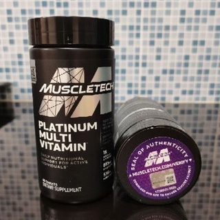 🤗MUSCLETECH  PLATINUM (วิตามินรวมชาย 90cap/ราคา/1กป.)​