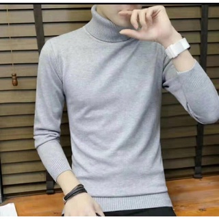 Hot (พร้อมส่ง) ไหมพรมผู้ชายคอเต่ารุ่นขายดี เนื้อผ้าหนานุ่ม ใ…