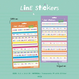 Line Deco Sticker (Are you young at Heart!? Collection)