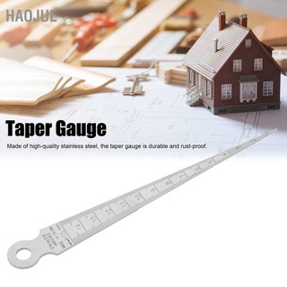 HaoJue Taper Gauge 1‑15mm CB02 Stainless Steel Inch Metric Standard Hole Inspection Measurement Tool