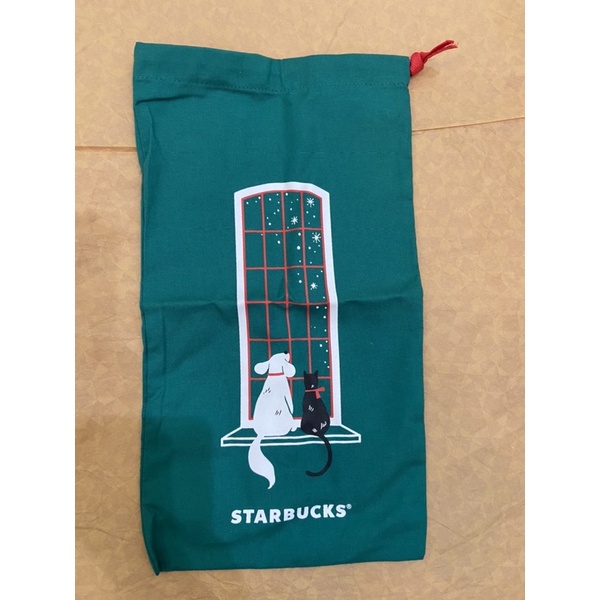 Starbucks ถุงผ้าใส่แก้วลาย Dog & Cat ปี 2020