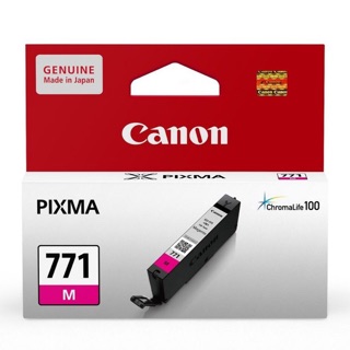 Canon รุ่น CLI-771 ชมตลับหมึกอิงค์เจ็ท Canon CLI-771 หมึกดำ หมึกแท้คุณภาพสูงจาก Canon มั่นใจทุกงานพิมพ์ ชัดเจนทุกตัวอักษ