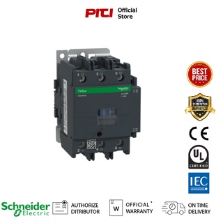 Schneider LC1D80M7 แมกเนติก คอนแทคเตอร์ TeSys Control Deca Contactor LC1D 3P 220VAC (50/60Hz), 80A, 37kW, 1NO + 1NC