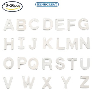 ตัวอักษรสแตนเลส เกรด 304 ขนาด A - Z 11-12 X5 จํานวน 26 ชิ้น 50 ชิ้น 5~11 X0. 8 มม