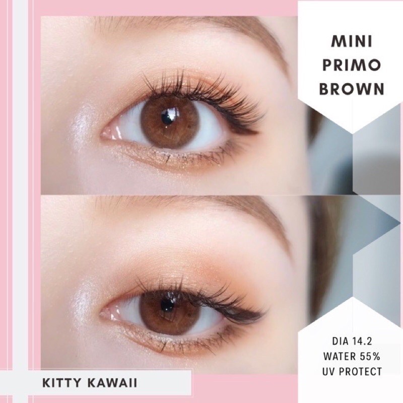 🌼Mini Primo (Brown) 🌼/Kitty Kawaii​  คิตตี้ คาวาอิ สีน้ำตาล คอนแทคเลนส์  contactlens