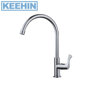 EC-03-511-50 ก๊อกซิงค์ ติดเคาน์เตอร์ รุ่น แกมม่า | KARAT FAUCET Deck Mounted Kitchen Sink Cold Water Faucet