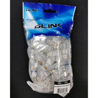 Glink หัวแลน RJ-45 CAT5 รุ่น GL380 ห่อละ 100ตัว onebanmor