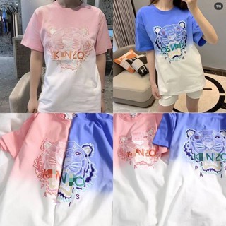 [พร้อมส่ง]✨เสื้อยืดเคนโซ 𝐊 𝐄 𝐍 𝐙 𝐎 สีทูโทน งานปักเคนโซ สีสวยผ้าดี ดีงามสุดๆ