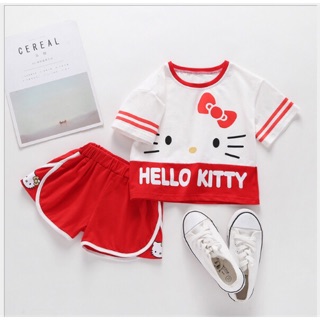 ชุดhello kitty เสื้อ+กางเกง