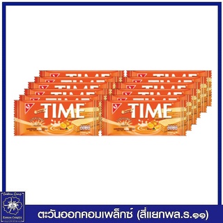 ไทม์ เวเฟอร์สอดไส้ครีมรสส้ม 34 กรัม แพ็ค 12 ซอง(408 กรัม) ขนม 7247