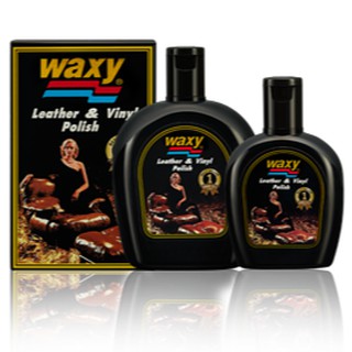 WAXY Leather &amp; Vinyl Polish แว็กซี่ น้ำยา เคลือบและรักษาเครื่องหนัง