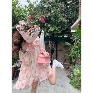 💐💐🌸Pastel Flowers Dress🌸💐💐ป้ายypy