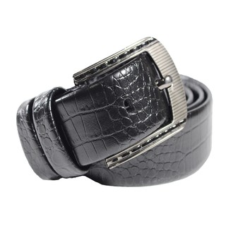 เข็มขัด หนัง แฟชั่นชาย Rex Croc รุ่น 000343-Black