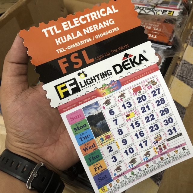 Calender 2026 With Magnet Header Topper (ขั้นต่ํา 50 ชิ้น)